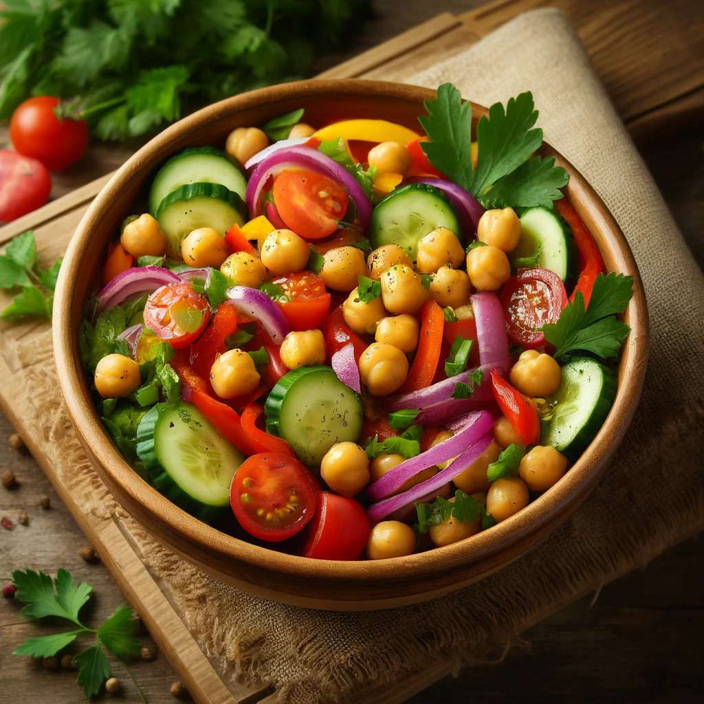 Chickpeas salad