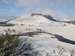 Snow showers Scotland